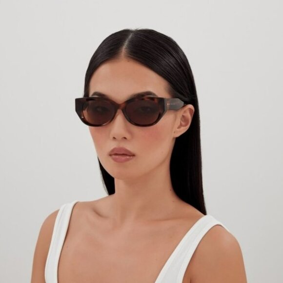 Gucci GG1532SA 003 BRAND NEW Sunglasses Grey Unisex Cat Eye main image 9